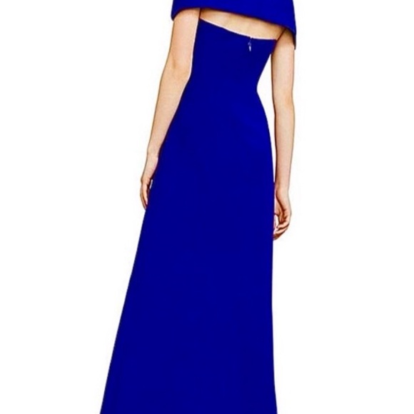 bcbg royal blue dress Stripe Organza Gown – BCBGMAXAZRIA main image 1